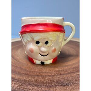 1972 Keebler Elf Plastic Childs Cup with Red & Cream Design